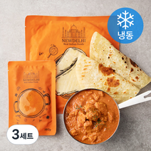 뉴델리인디안푸드 치킨마크니 180g + 갈릭난 180g (냉동), 3세트