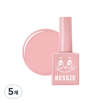 베씨 시럽 컬러 젤, S04 로즈 립글로즈, 11ml, 5개
