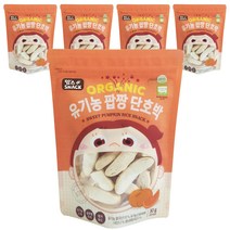 맘스스낵 유기농 팝짱 단호박, 단호박맛, 5개