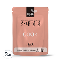 바른 소내장탕, 500g, 3개