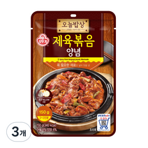 오뚜기 오늘밥상 제육볶음양념, 150g, 3개