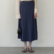 레이스 여성용 Button pleats skirt Bottom