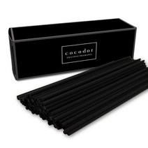 코코도르 디퓨저 섬유 리드스틱 패키지 20cm 50개입, 블랙(섬유스틱), 1세트