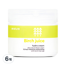 버치주스 하이드로 크림, 70g, 6개