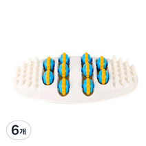 행복의모든것 발바닥 굴리미 롤러 지압 마사지기, 6개, 화이트