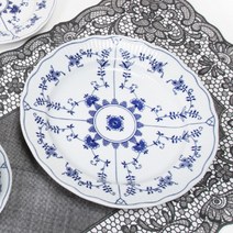 체스키포슬란 프라하블루 디너플레이트 PB004, 혼합색상