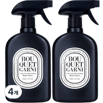 부케가르니 어반시크 섬유탈취제 블랙체리, 500ml, 4개