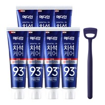 메디안 치석오리지널 치약 7p + 혀클리너, 1세트