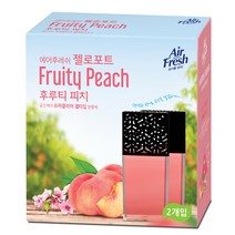 에어후레쉬 젤로포트 방향제, 120g, 2개, 후루티 피치