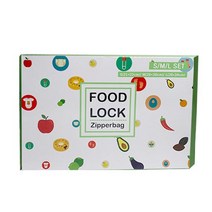 푸드락 진공 지퍼백 3종 x 10p, 1세트