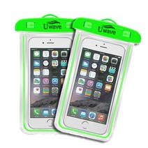 유웨이브 실속형 방수팩, 형광연두, 2개