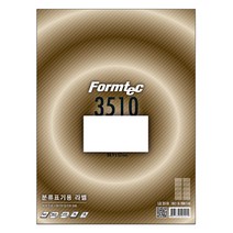 폼텍 분류표기용 전산라벨 LQ-3510 88.9 x 52mm 20매, 10칸, 1개