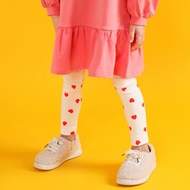 마리앤모리 여아용 에이미하트배색 레깅스