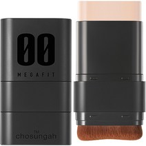 조성아TM 메가 핏 스틱 파운데이션 SPF50+ PA++++ 16g, 세미매트 00 포슬린, 1개