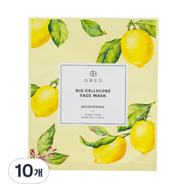 오베드 화이트닝 바이오셀룰로오스 마스크, 1개입, 10개