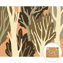 아트조이 DIY 명화그리기 분위기 있는 가을나무 40 x 50 cm, 혼합색상