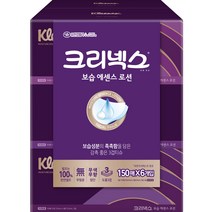 크리넥스 보습에센스 로션 천연펄프 미용티슈 3겹, 150매, 6개