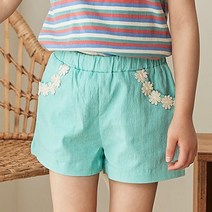 마이리틀스타 아동용 플라워 포켓팬츠