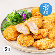 탐스푸드 제주흑돼지 미니돈가스 (냉동), 350g, 5개