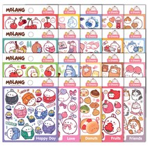 몰랑 인스 스티커, 혼합색상, 20세트