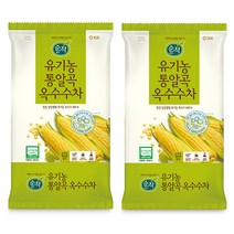 순작 유기농 통알곡 옥수수차, 2개, 1000g