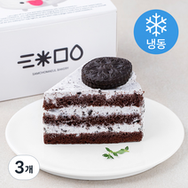 삼초마을 쿠앤크 조각케이크 (냉동), 75g, 3개