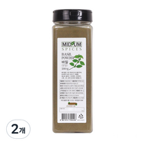 향신료 바질 가루 분말, 280g, 2개