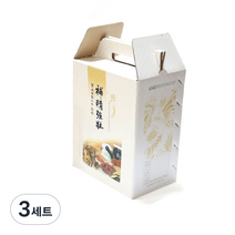 리소브 한약 보약 용돈박스 폰트 1, 혼합색상, 3세트