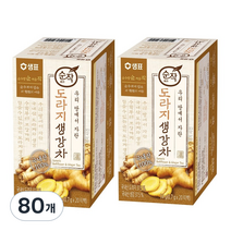 순작 도라지 생강차, 0.7g, 80개