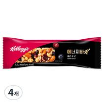 켈로그 에너지바 K 베리 & 넛, 30g, 4개