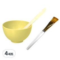 자연마을 팩도구 3종세트, 혼합 색상, 4세트