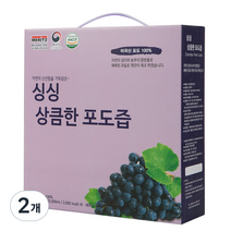 ㈜싱싱 상큼한 포도즙 50p, 5000ml, 2개