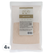 잔다리 검은콩 블랙 미숫가루, 4개, 500g