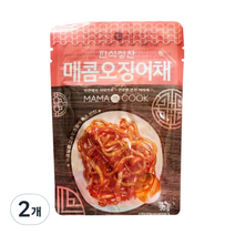 마마쿡 한식정찬 매콤오징어채조림, 90g, 2개