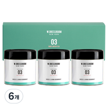 더블유드레스룸 디퓨저 탈취제 No.03 베이비그린티, 110g, 6개