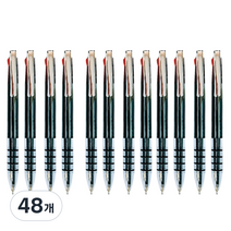 굿라이트 3색 볼펜 0.5~0.6mm, 블랙, 48개