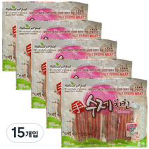수제치킨 강아지 건조간식 150g, 어포치킨샌드, 15개입
