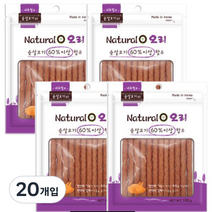 네츄럴오 강아지 간식 100g, 오리맛, 20개입