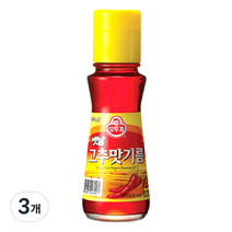 오뚜기 옛날 고추맛 기름, 80ml, 3개