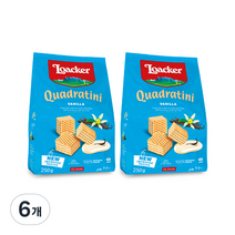 로아커 웨하스 바닐라, 250g, 6개