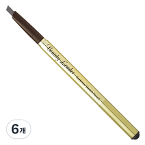 뷰티리더 아이브로우 스케치 펜슬 0.35g, 03호 진회색, 6개