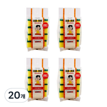 에이비엠 스펀지 수세미, 4개입, 20개
