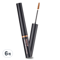 릴리바이레드 스키니 메스 브로우 눈썹 마스카라 3.5g, 01 라이트 브라운, 6개