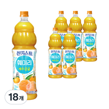 해태htb 썬키스트 훼미리 제주감귤, 1.5L, 18개