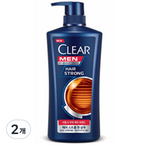 클리어 맨 헤어 스트롱 샴푸, 2개, 650ml