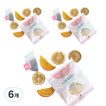 디톡톡 퍼플톡 건조 레몬 워터, 18g, 1개입, 6개