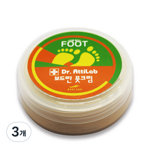 닥터아띠랩 보드란 풋크림 원형, 100g, 3개