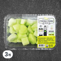 프레쉬팜 달콤 허니듀메론, 850g, 3개