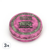 리우젤 코리아 핑크 유성 하드 포마드, 35g, 3개