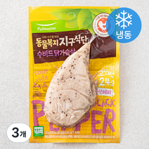 지구식단 동물복지 인증 수비드 닭가슴살 블랙페퍼 (냉동), 115g, 3개